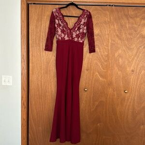 Maroon Formal Dress